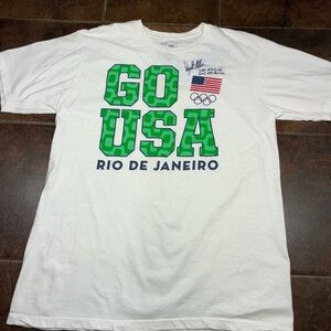 Signed Team Apparel Olympian Wyatt Allen Rio de Janeiro Men's T-Shirt